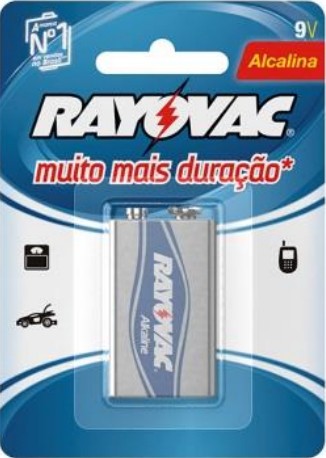 Bateria RAYOVAC Alcalina Tipo 9V unidade