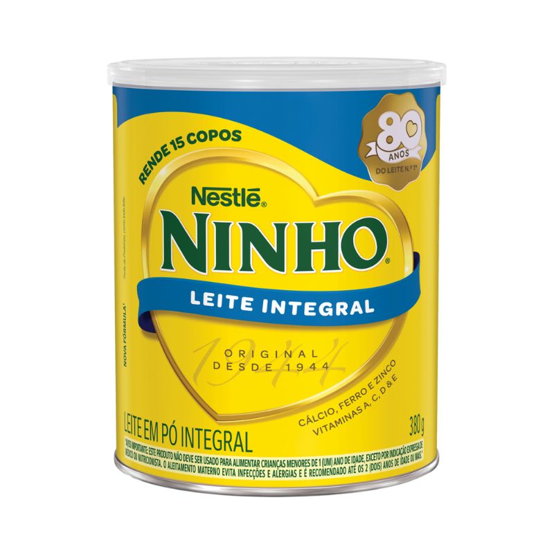 Leite em Pó Ninho Integral 380G