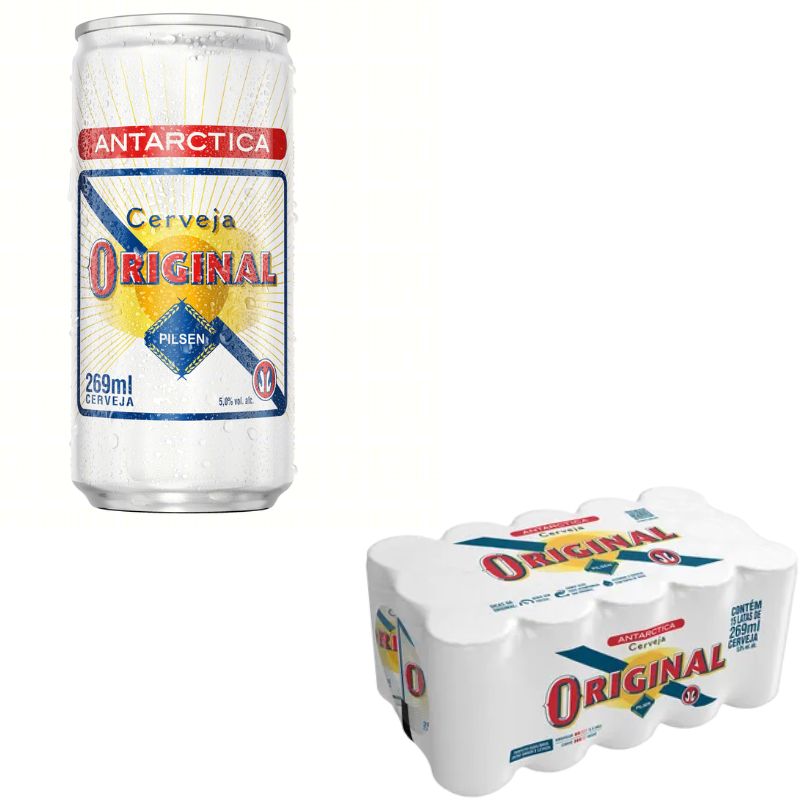 Cerveja Antarctica Original Palito 269ml