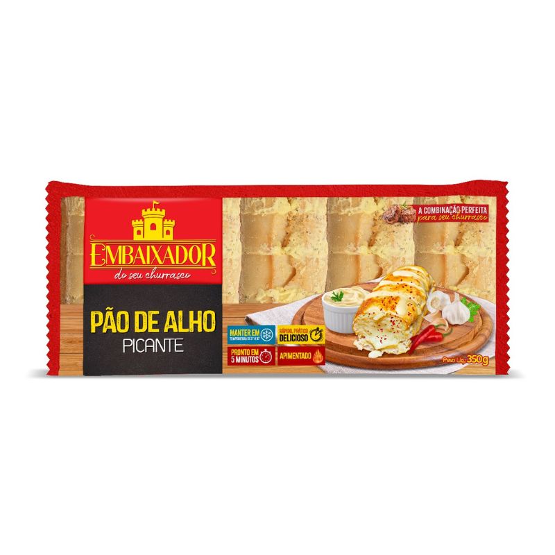 Pão de Alho Picante Embaixador 350g