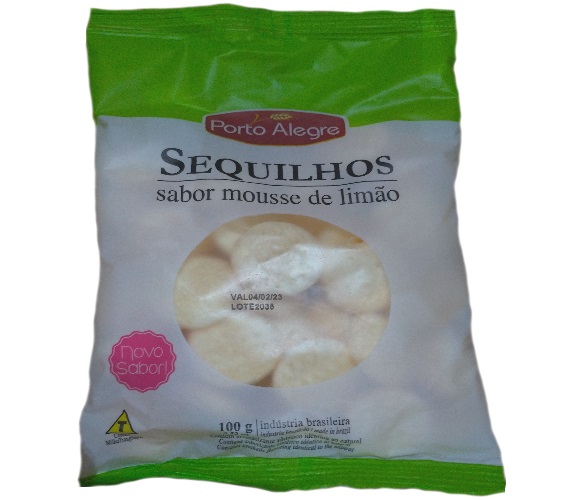 Biscoito Porto Alegre Sequilhos Mousse Limão 100g