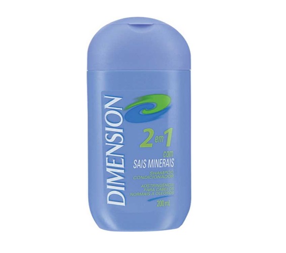 Shampoo 2 em 1 Dimension Cabelos Normais a Oleosos Frasco 200ml