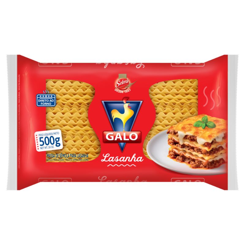 MASSA LAS GALO SEMOLA - 1X1 500GR