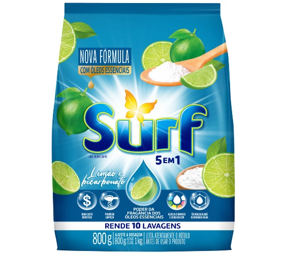 LAVA ROUPA PO SURF LIMAO/BICARB PCT