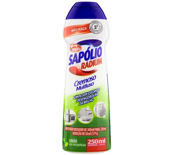 Saponáceo Cremoso Sapólio Radium Multiuso Limão 250ml