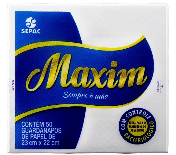 Guardanapo Maxim 23X22CM 50 UN