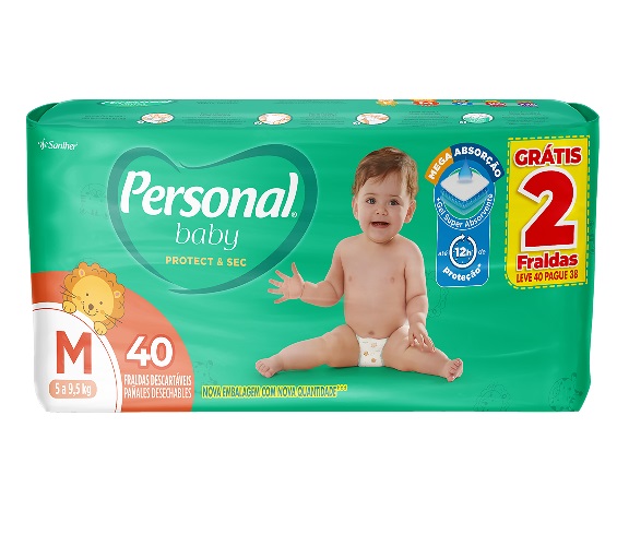 FRALDA DEC PERSONAL BABY PROTEC SEC M
