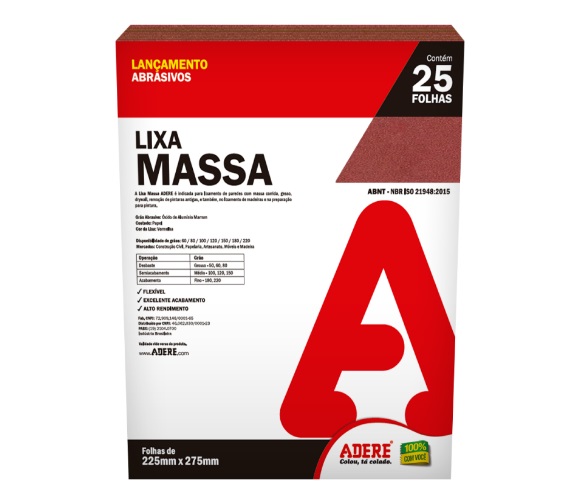 LIXA ADERE MASSA 220 225X275