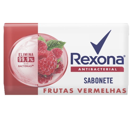 Sabonete Rexona Antibacterial Frutas Vermelhas 84g