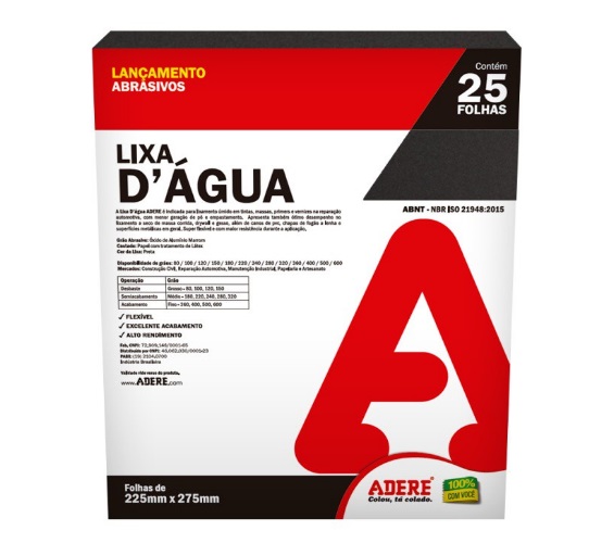 LIXA ADERE AGUA 150 225X275