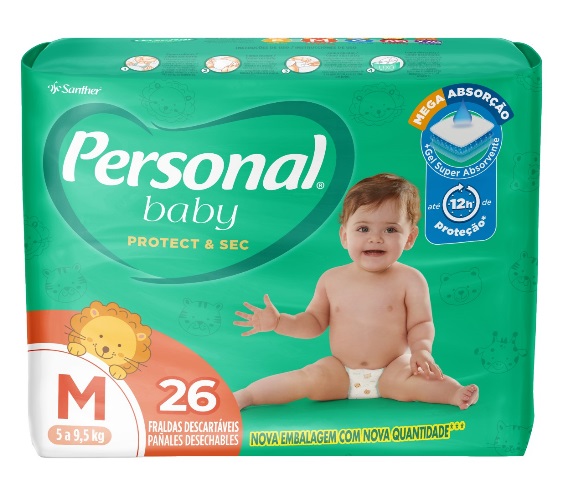 FRALDA DEC PERSONAL BABY PROTEC SEC M