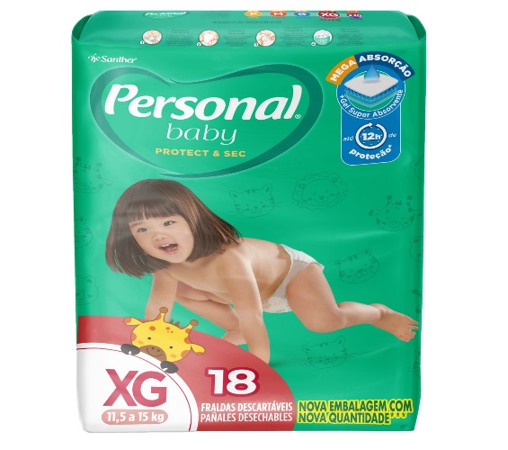 FRALDA DEC PERSONAL BABY PROTEC SEC XG 