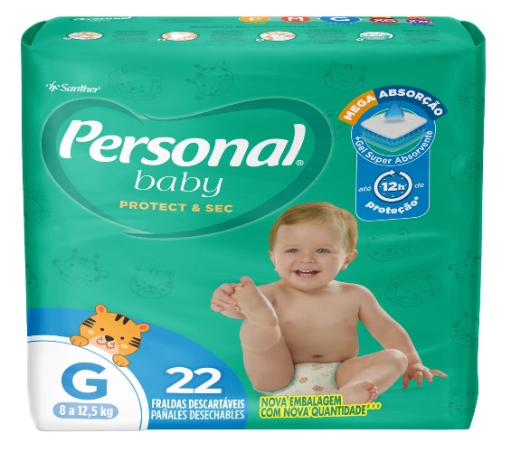 FRALDA DEC PERSONAL BABY PROTEC SEC G