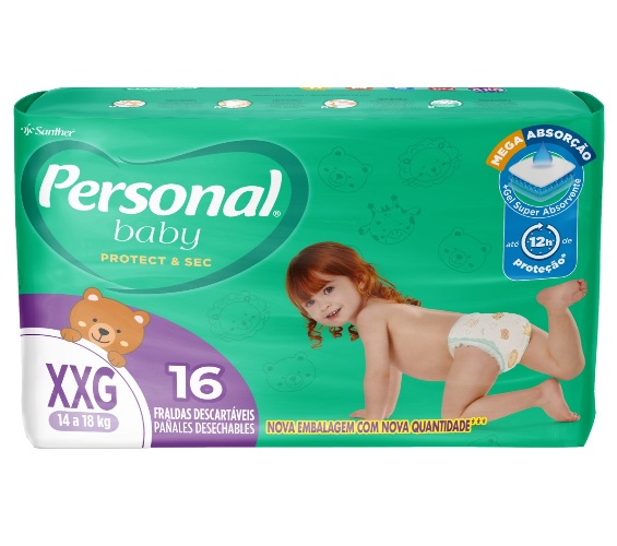FRALDA DEC PERSONAL BABY PROTEC SEC XXG 