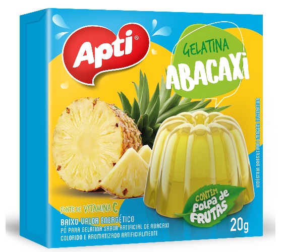 Gelatina Apti sabor Abacaxi 20g