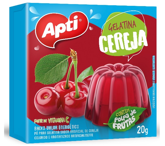 Gelatina Apti sabor Cereja 20g