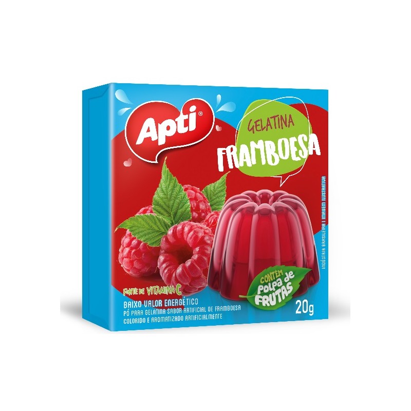Gelatina Apti Framboesa 20g