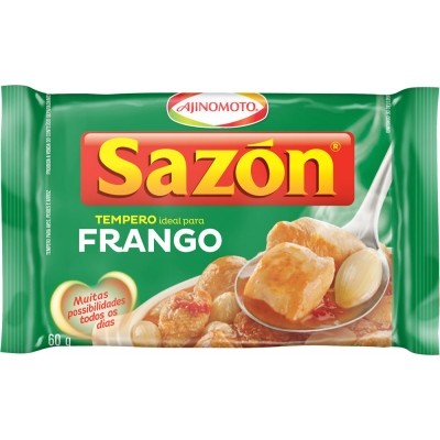 Tempero Sazón Verde para Frango 60g com 12 Unidades