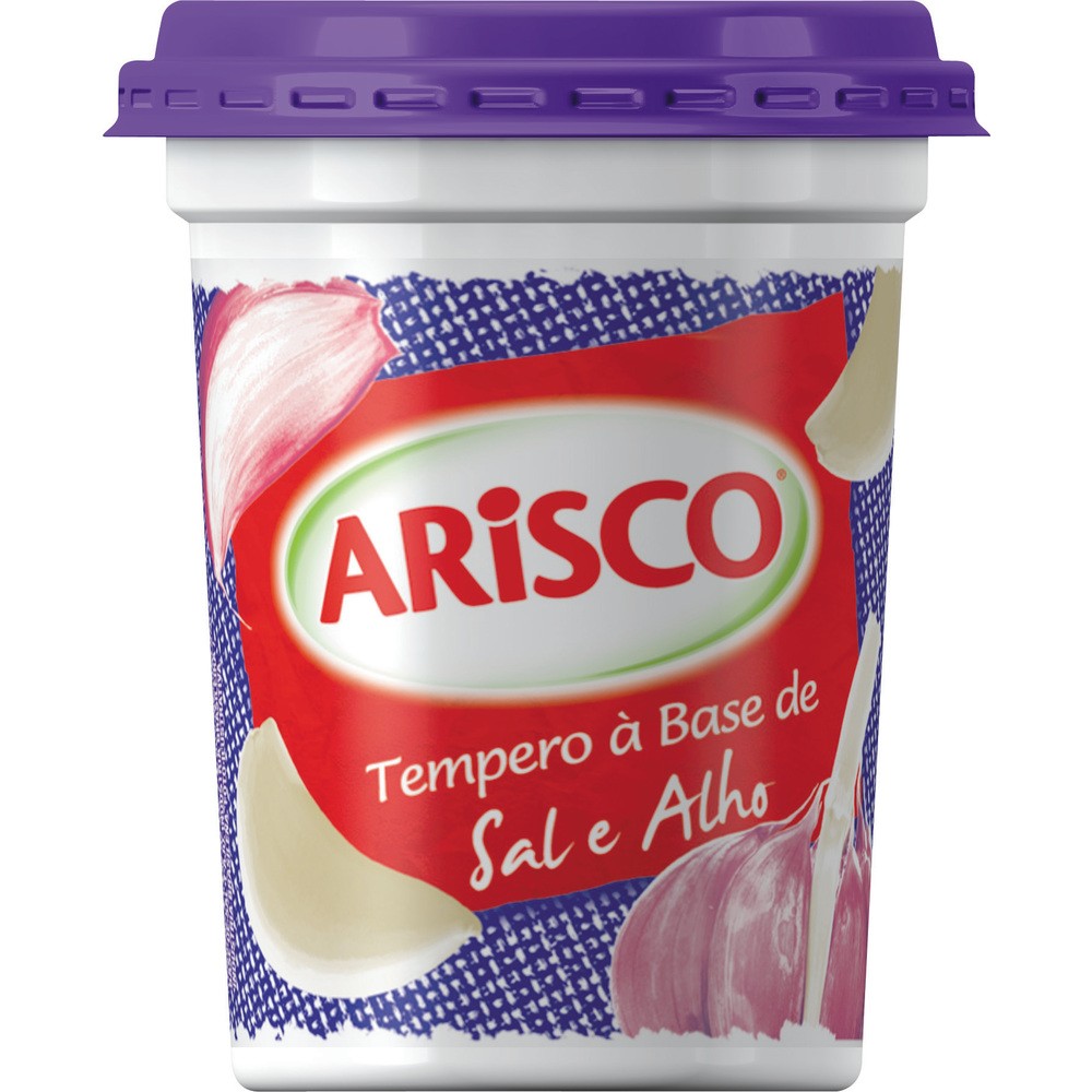 Tempero em Pó Alho e Sal Arisco Pote 300g