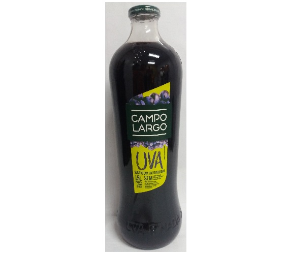 Suco Integral Uva Tinto Campo Largo Garrafa 1,5l
