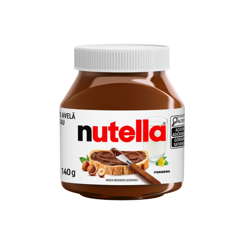 Creme Nutella Ferrero Avelã com Cacau 140g