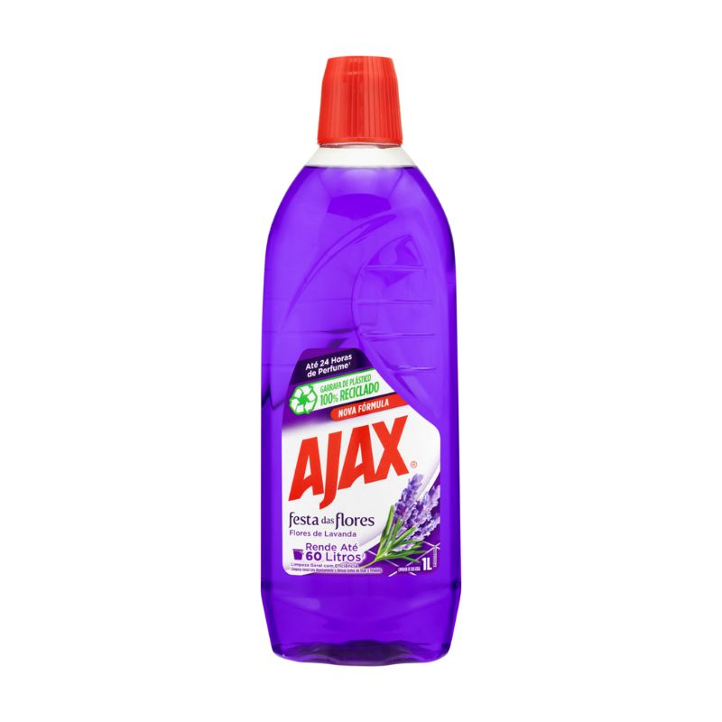 Limpador Perfumado Flores de Lavanda Ajax 1L