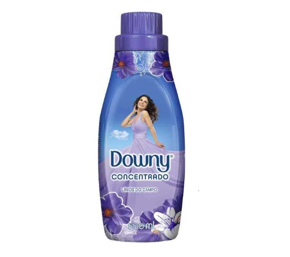 Amaciante de Roupa Concentrado Lírios do Campo Downy Frasco 500ml
