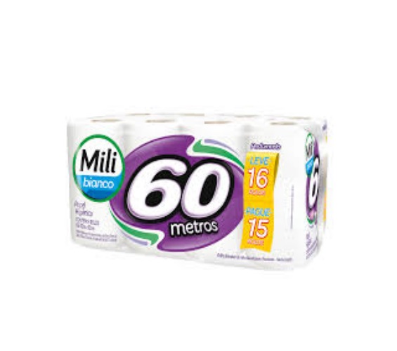 PAPEL HIG MILI BIANCO PEF 60M