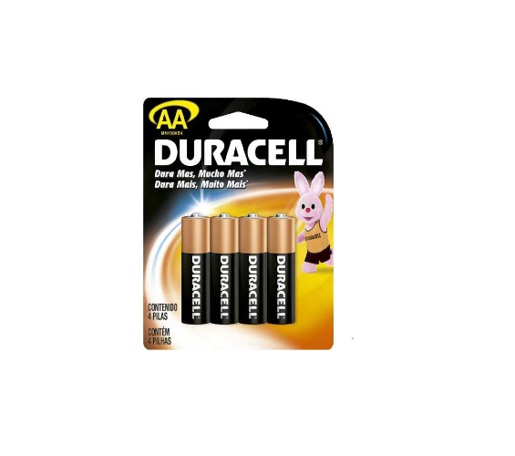 Pilha Alcalina AA MN 1500B4 Duracell 4 Unidades 1,5V