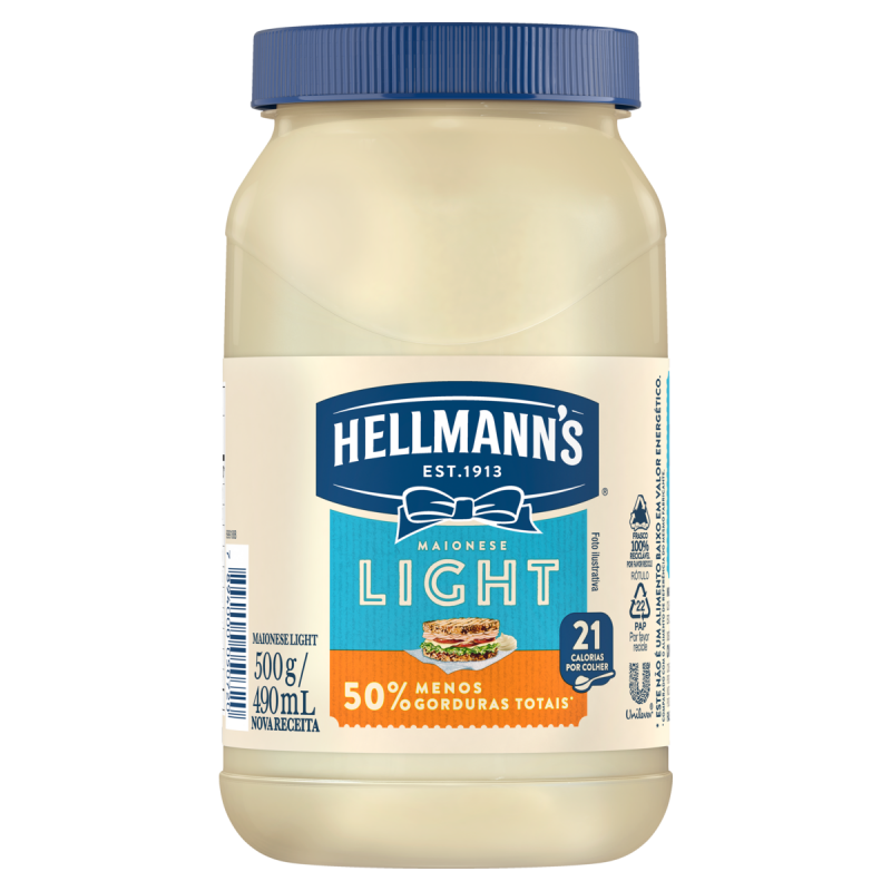 Maionese Light Hellmann's Pote 500g