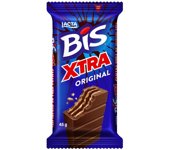 Chocolate Lacta Bis Xtra ao Leite Pacote 45g