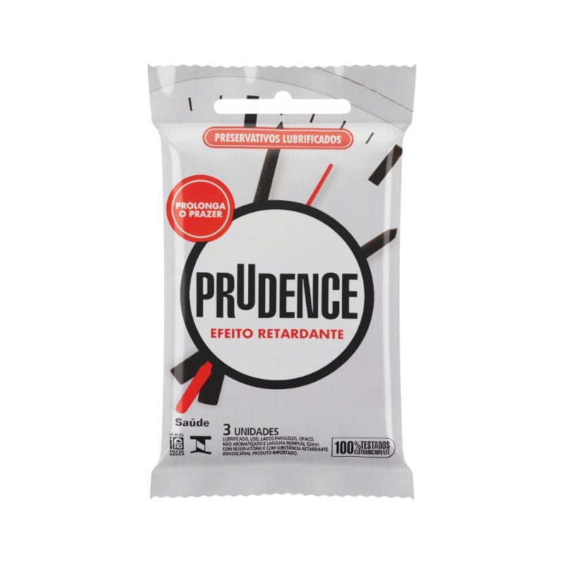 PRESERVATIVO PRUDENCE EFEITO RETARDANTE