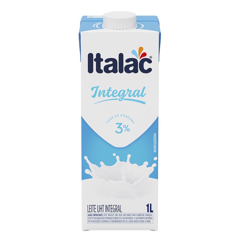 Leite integral ITALAC 1LT