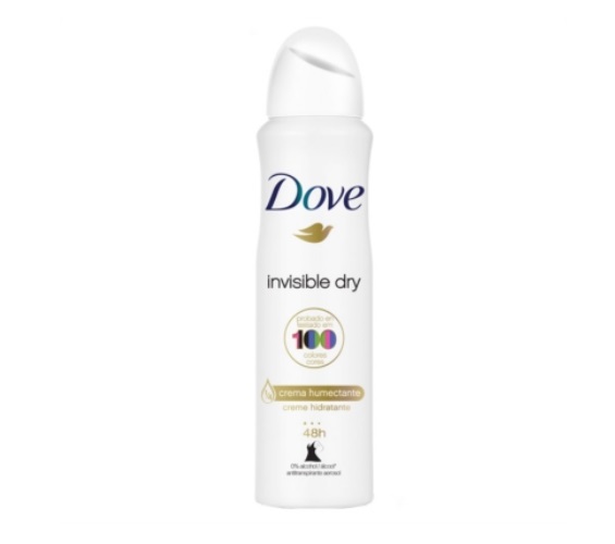 Antitranspirante Aerossol Invisible Dry Dove 150ml