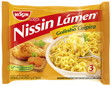 Macarrão Instantâneo Nissin Lámen Sabor Galinha Caipira 85g