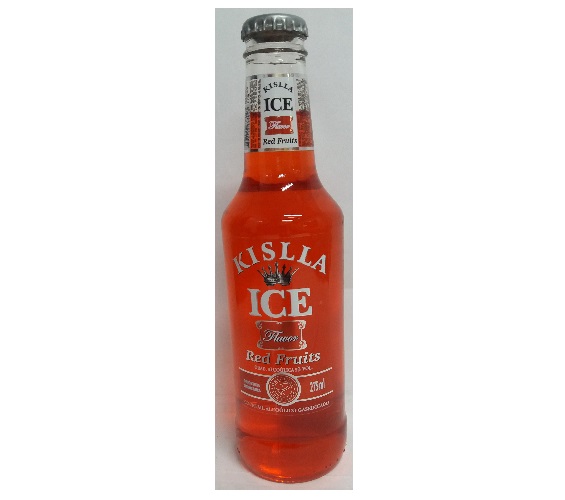 Coquetel Alcoólico Gaseificado Red Fruits Kislla Ice Garrafa 275ml