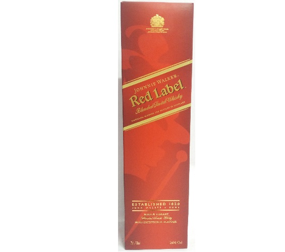 Whisky Escocês Blended Red Johnnie Walker Garrafa 750ml