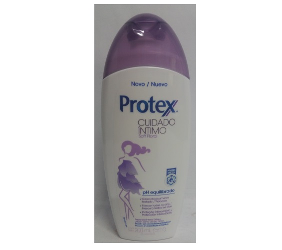 Sabonete Líquido Íntimo Soft Floral Protex Cuidado Íntimo Frasco 200ml