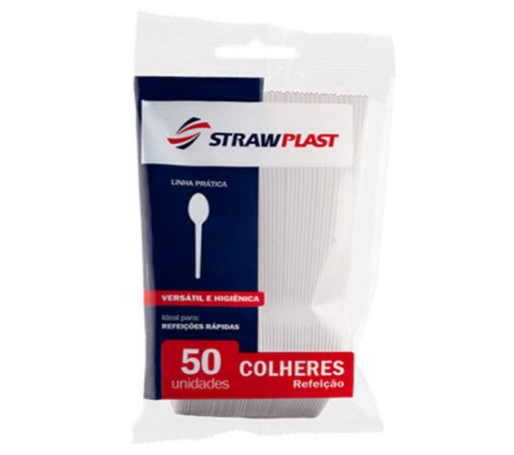 COLHER STRAWPLAST PLA LEVE REFEICAO BR