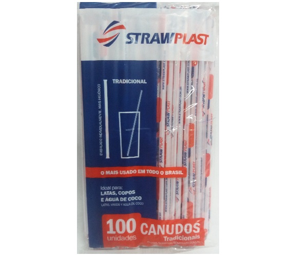 CANUDO STRAWPLAST SCH 5MM VERM PP