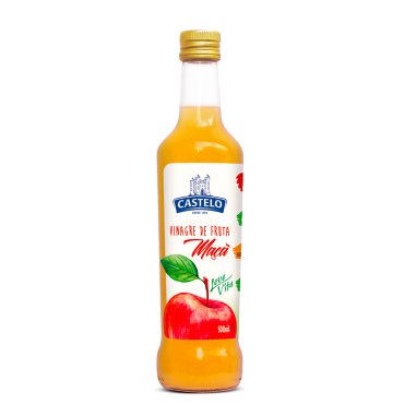 Vinagre de  Maçã CASTELO Leve Vita Sem Conservantes 500ml