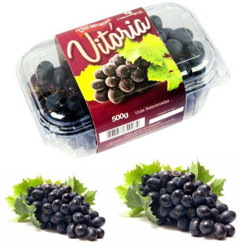 Uva Vitória Sem Sementes Bandeja 500GR