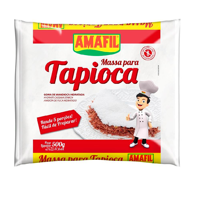 Massa Pronta Tapioca AMAFIL 500G