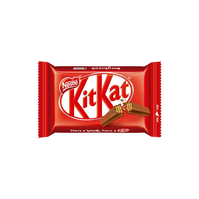 Wafer Recheio e Cobertura Chocolate ao Leite Nestlé Kitkat Pacote 41,5g
