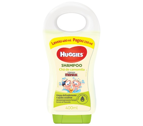 Shampoo Infantil Chá de Camomila Huggies Frasco 400ml