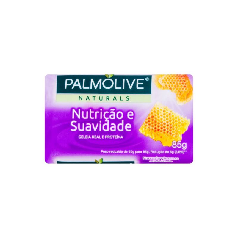 Sabonete Barra Palmolive Naturals Nutrição e Suavidade Envoltório 85g