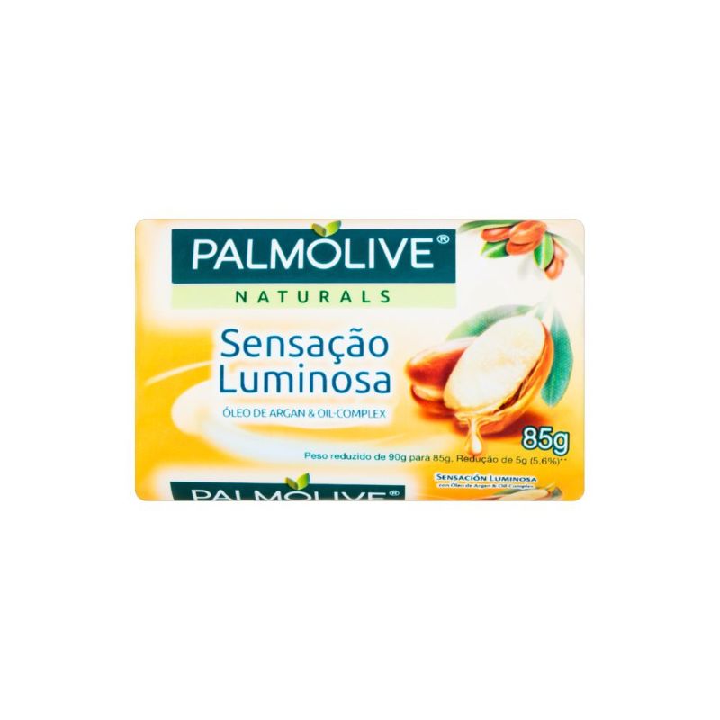 Sabonete em Barra Sensação Luminosa Palmolive Naturals Cartucho 85g