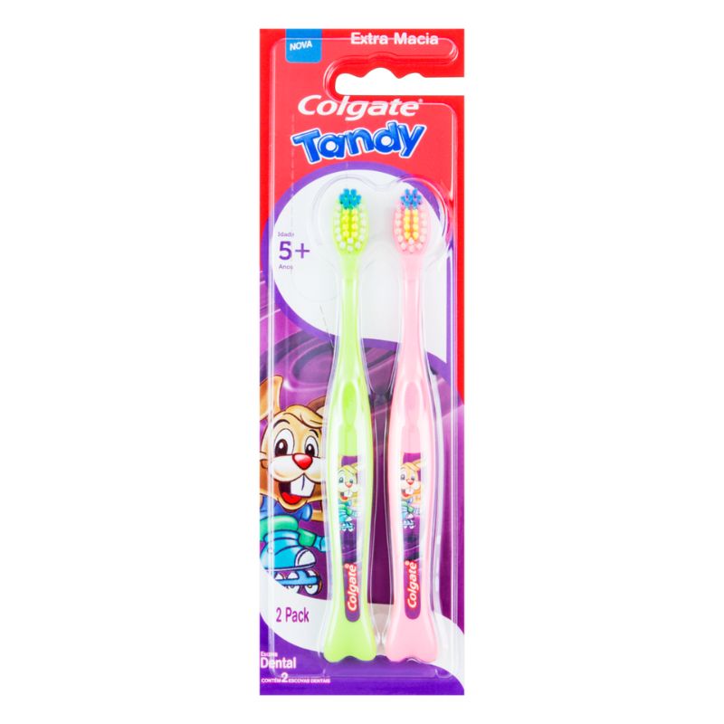 Escova Dental Infantil Macia Colgate Tandy 2 Unidades