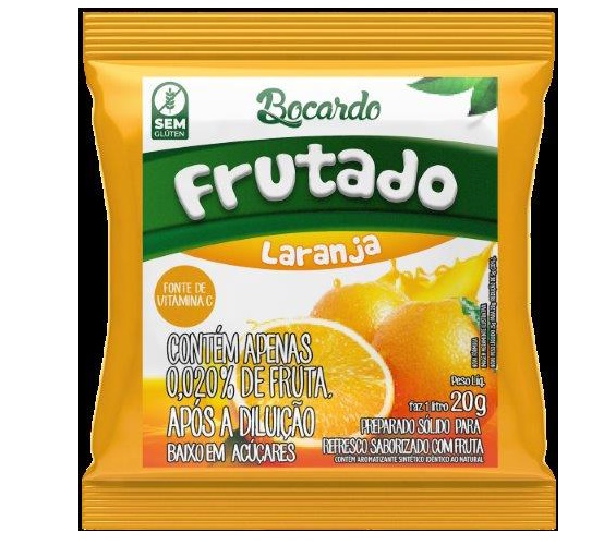 REFRE FRUTADO LARANJA ADOCADO -1X1 25G