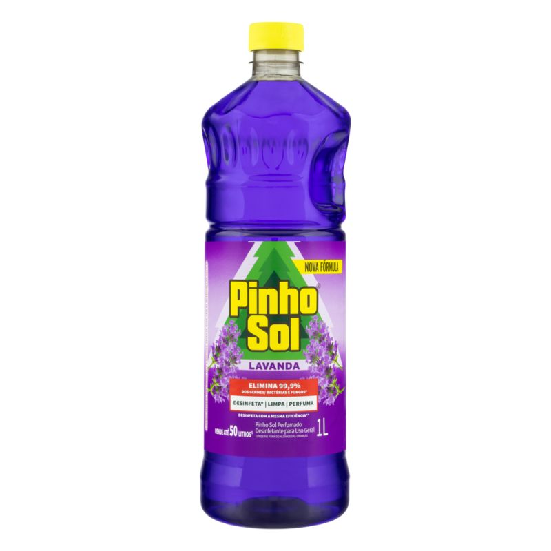 Desinfetante Uso Geral Lavanda Pinho Sol Frasco 1L